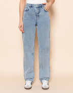 Blauwe Dames Jeans Straight Leg – Geen Stretch, Perfecte Pasvorm, Voor- en Achterzakken, 100% Katoen 1