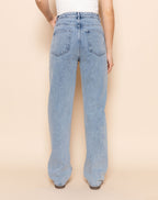 Blauwe Dames Jeans Straight Leg – Geen Stretch, Perfecte Pasvorm, Voor- en Achterzakken, 100% Katoen 3