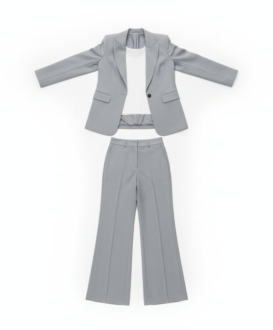 Dames Co-ord Set met Oversized Blazer en Rechte Broek in Polyester – Veelzijdige Stijl en Comfort, Maten XXS tot 3XL 6