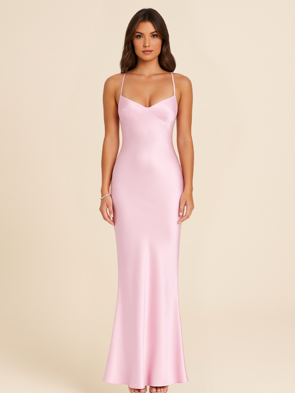 Elegante Maxi Jurk voor Dames – Lange Jurk Geschikt voor Bruiloften en Formele Evenementen, Hoogwaardige Stoffen en Comfortabele Pasvorm 0