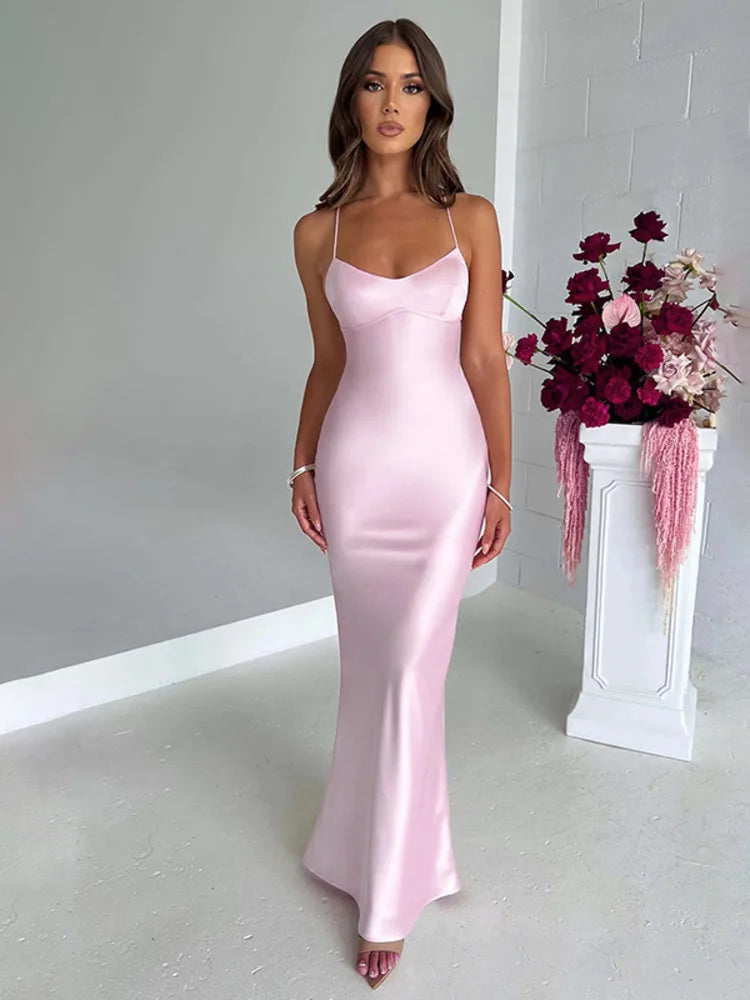 Elegante Maxi Jurk voor Dames – Lange Jurk Geschikt voor Bruiloften en Formele Evenementen, Hoogwaardige Stoffen en Comfortabele Pasvorm 2