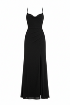 Glitter Maxi Feestjurk Dames met Vloeiende Pasvorm