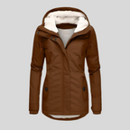 Lange Waterdichte Winterjas Dames met Capuchon en Warme Voering - Diverse Kleuren Beschikbaar 3