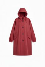 Lichtgewicht Waterdichte Dames Windjack met Verstelbare Capuchon en Oversized Pasvorm – Comfortabel en Functioneel