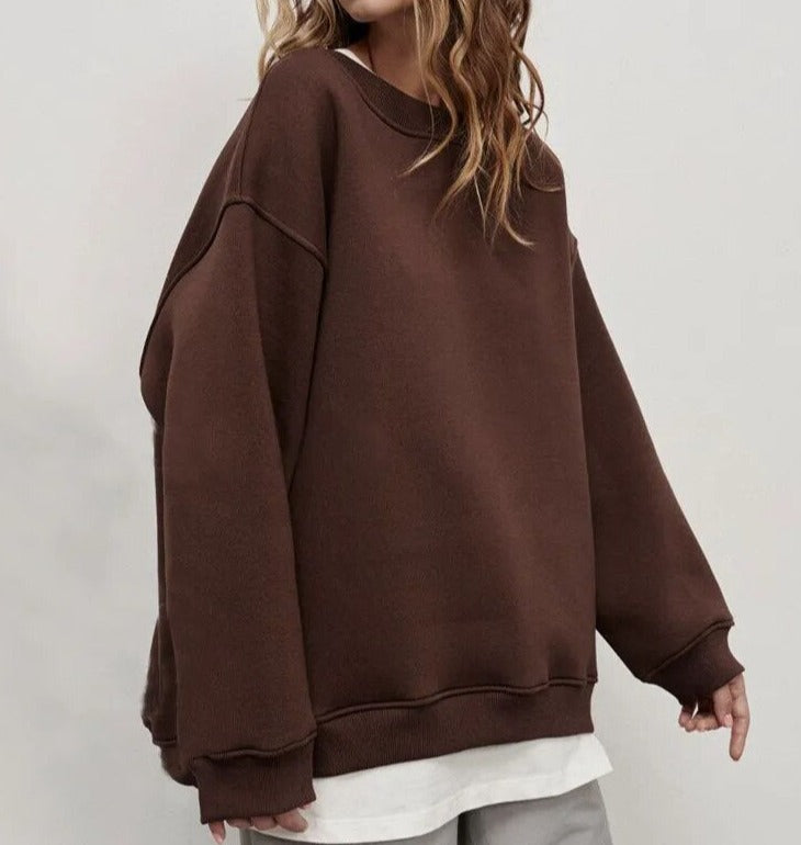 Oversized Trui Dames van Zachte Stof - Comfortabele en Stijlvolle Sweater voor Elk Seizoen 2