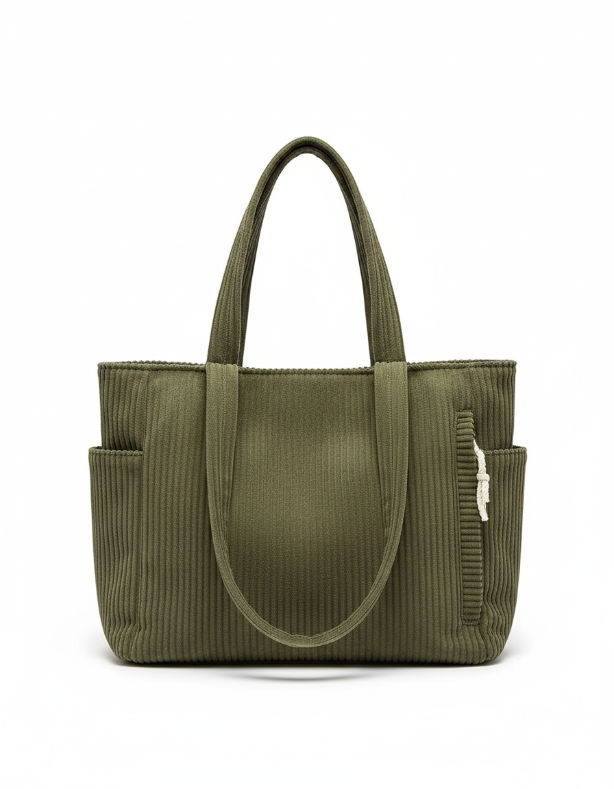 Stijlvolle Casual Dames Schoudertas met Koorddetail – Licht en Ruim Ontwerp voor dagelijks gebruik 0