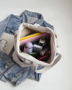 Stijlvolle Casual Dames Schoudertas met Koorddetail – Licht en Ruim Ontwerp voor dagelijks gebruik 2