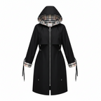 Waterproof and Windproof Zip Coat with Protective Hood – Stylish and Functional Outerwear