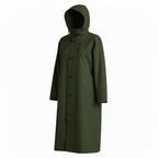 Women's Waterproof Trench Coat with Hood – Lightweight Stylish Outerwear for Spring and Autumn