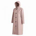 Women's Waterproof Trench Coat with Hood – Lightweight Stylish Outerwear for Spring and Autumn
