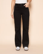 Zwarte Bootcut Jeans met Stretch en Diverse Lengtes – Comfortabele Pasvorm en Praktische Zakken 1